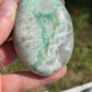Garnierite Palm Stone: Green Moonstone Crystal