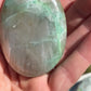 Garnierite Palm Stone: Green Moonstone Crystal