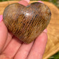 Lodolite Heart Palm Stone: Thousand Layer Garden Quartz Crystal