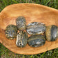 Druzy Ocean Jasper Palm Stone with Quartz