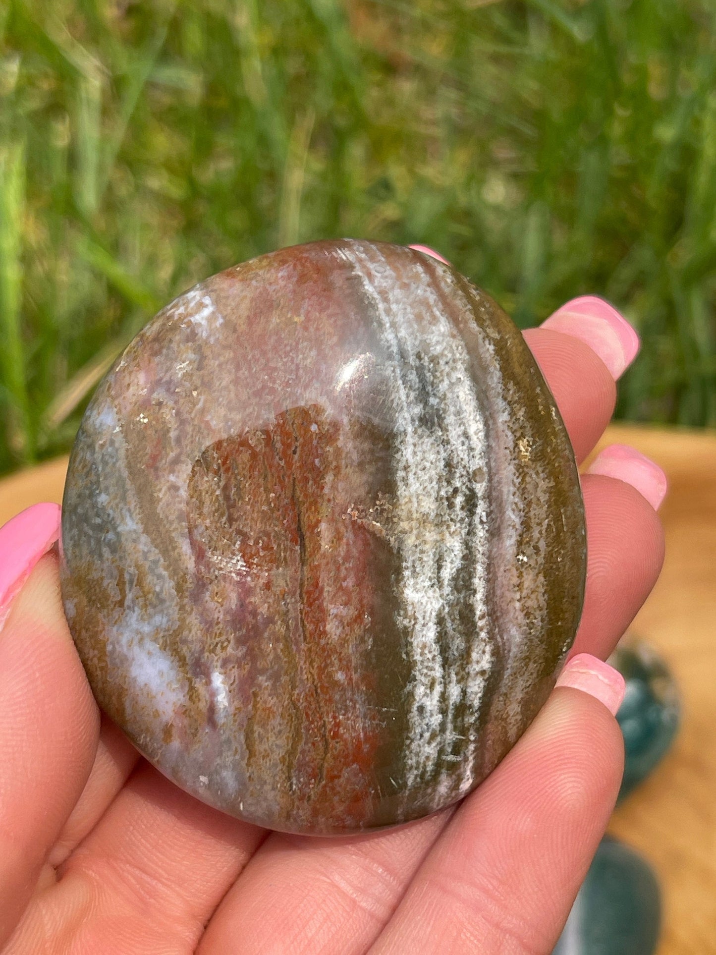 Ocean Jasper Palm Stone