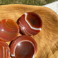Carnelian Bowl Carving: Root Chakra Meditation Stone