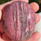 1 Rhodonite Palm Stone