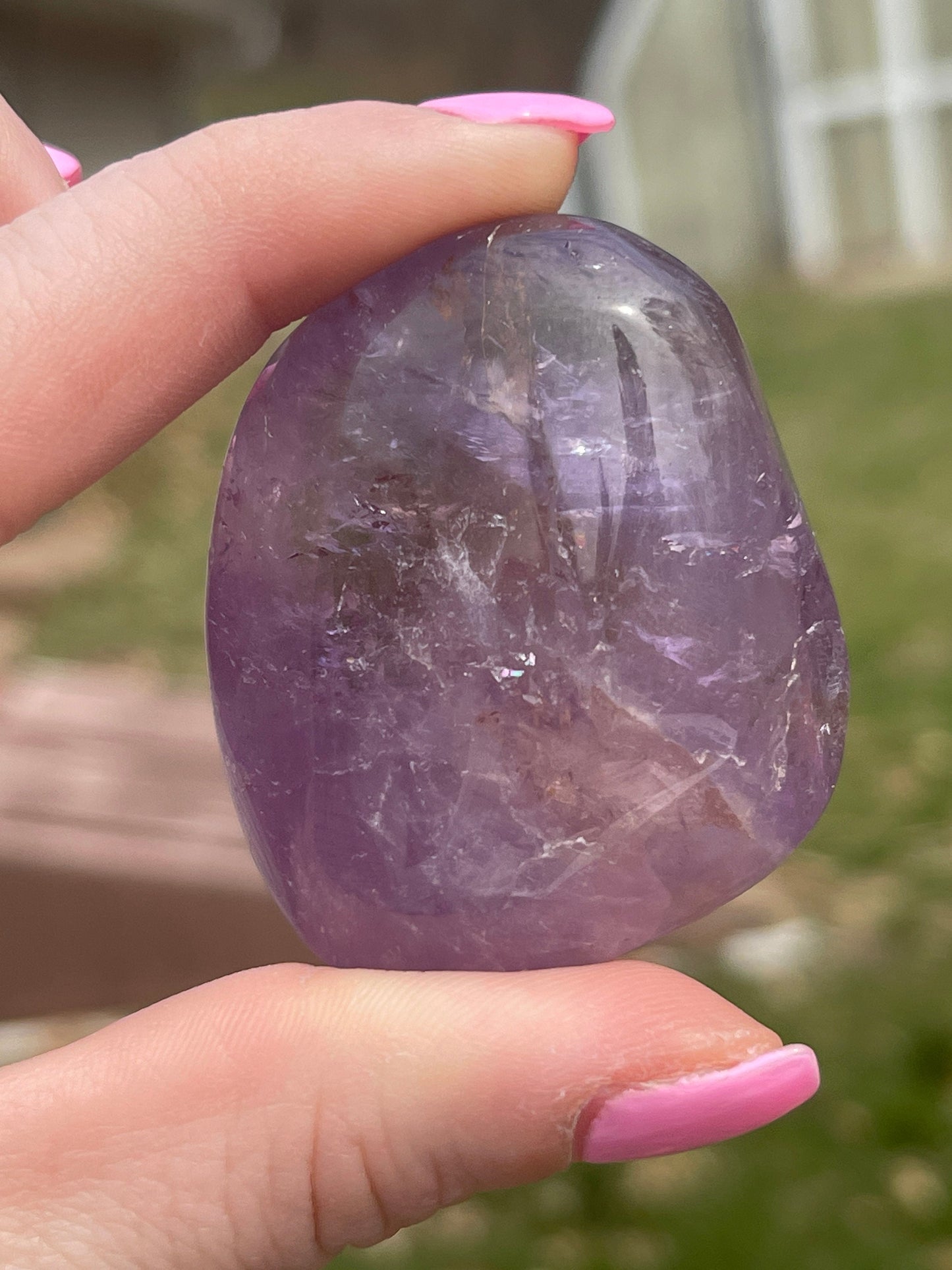 1 Ametrine Palm Stone