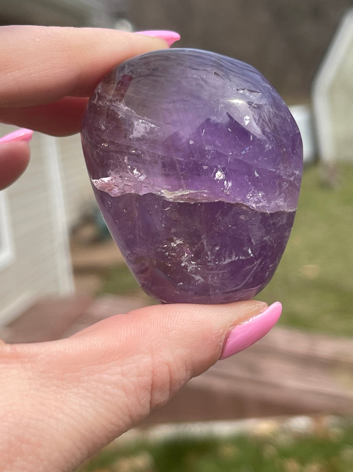 1 Ametrine Palm Stone