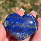 1 Lapis lazuli crystal heart carving