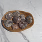 1 Flower agate heart palm stone