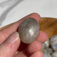 1 Moonstone Tumbled Stone | crystal carving | meditation crystal | stress relief | blue flash