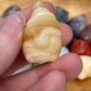 Mixed material mini gnome carving