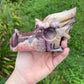 Heavy Mookaite Dragon Head Carving