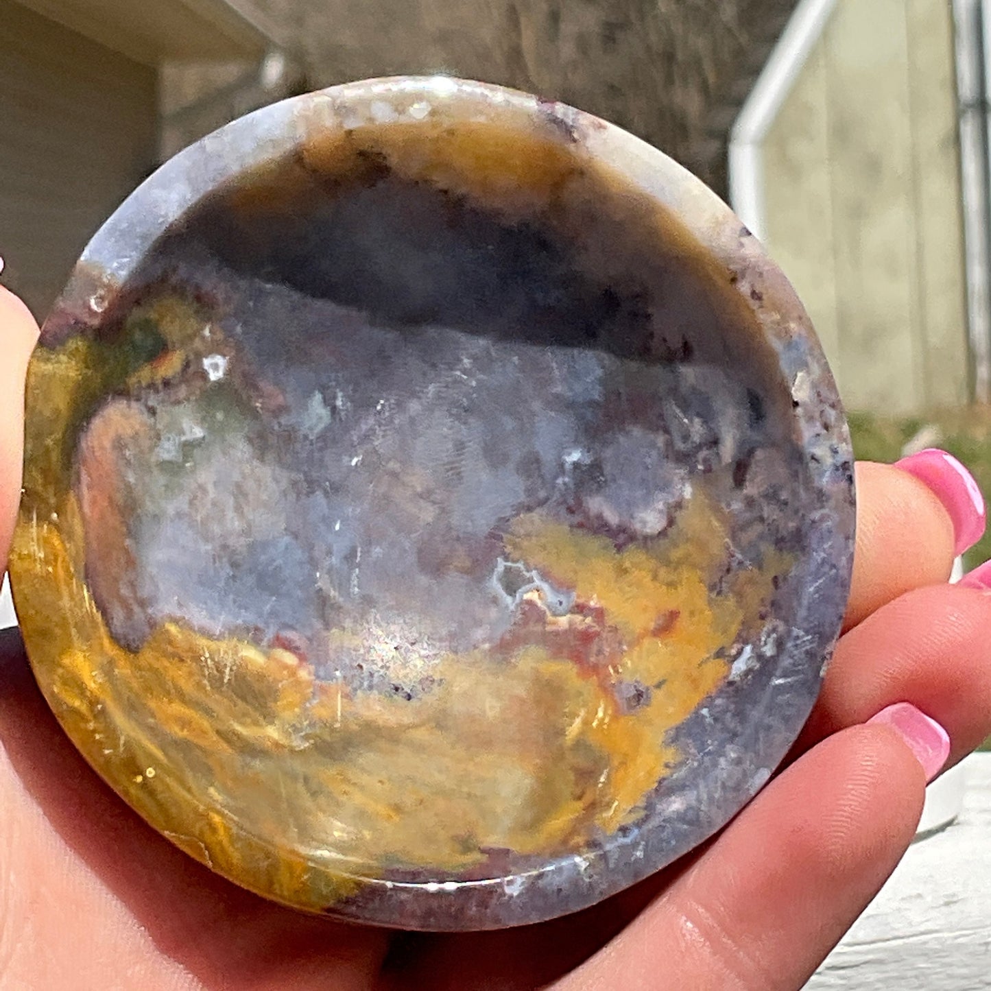 Ocean Jasper Crystal Bowl
