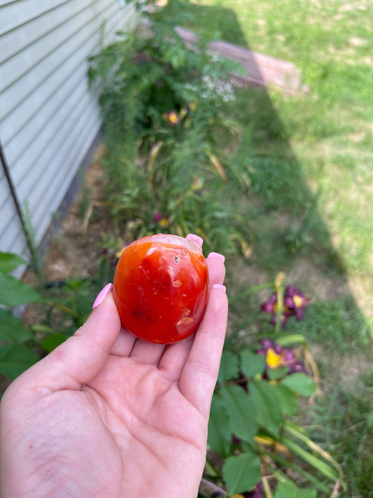 Carnelian Palm Stone