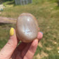 Peach Moonstone Palm Stone