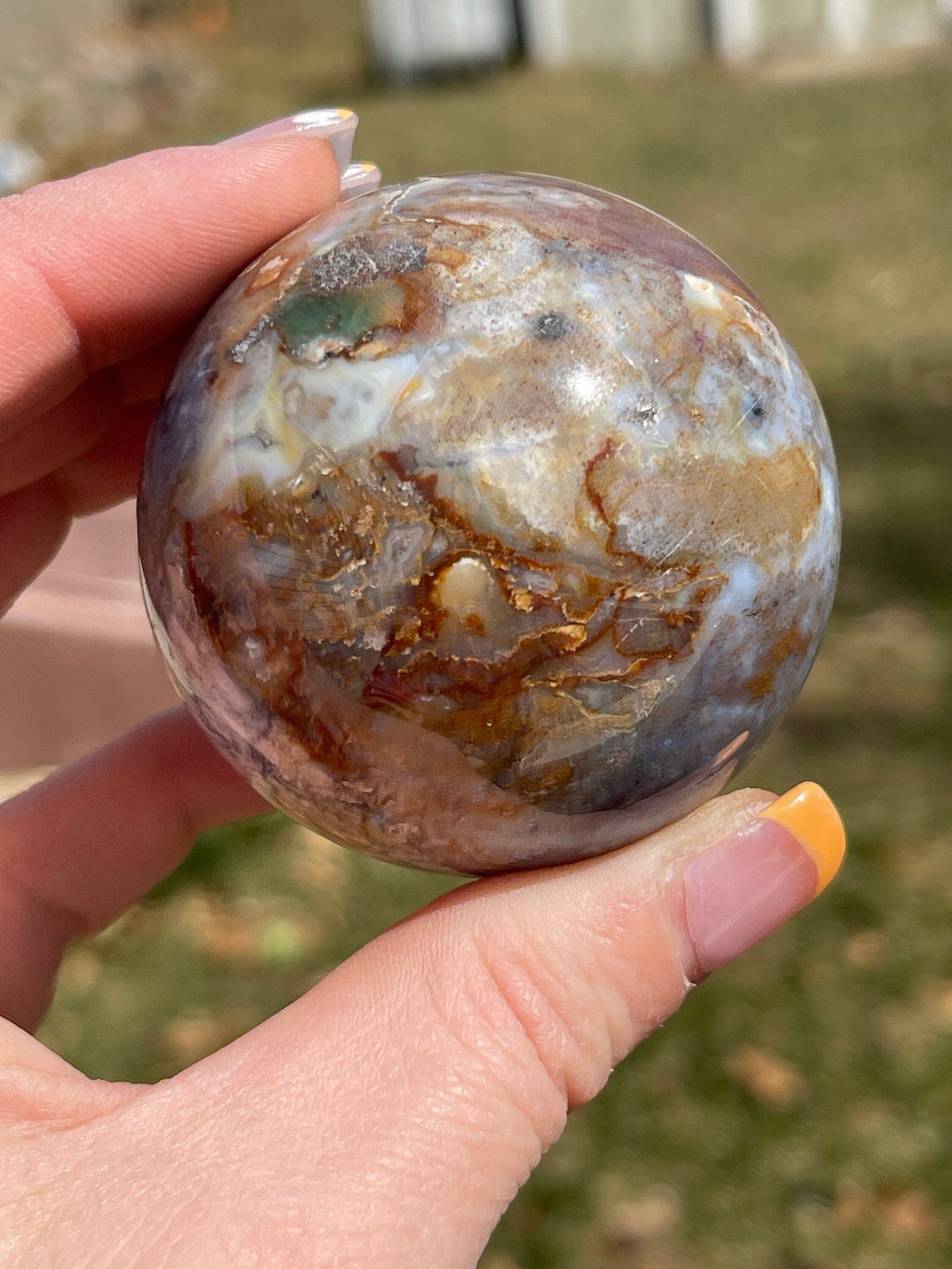 Ocean Jasper Crystal Sphere