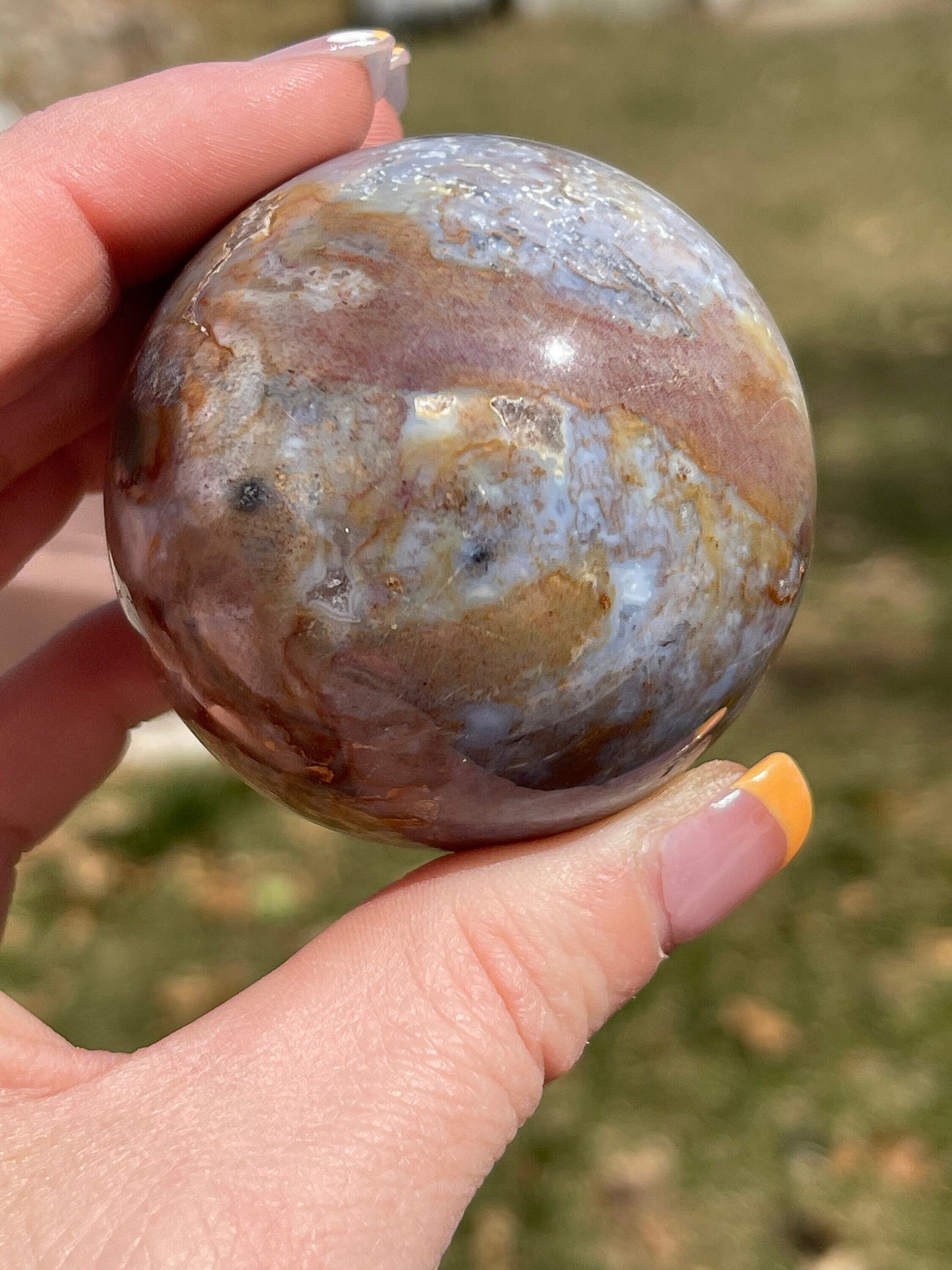 Ocean Jasper Crystal Sphere