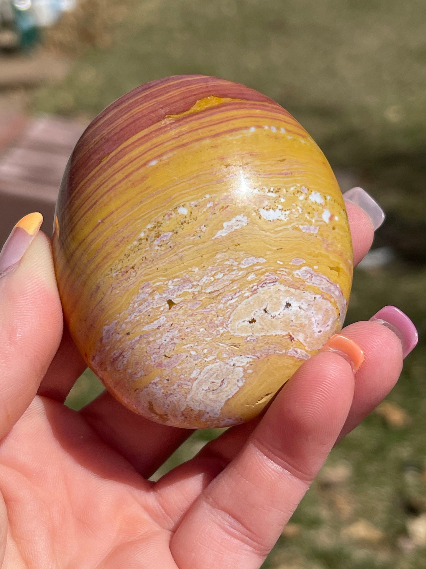 Ocean Jasper Palm Stone
