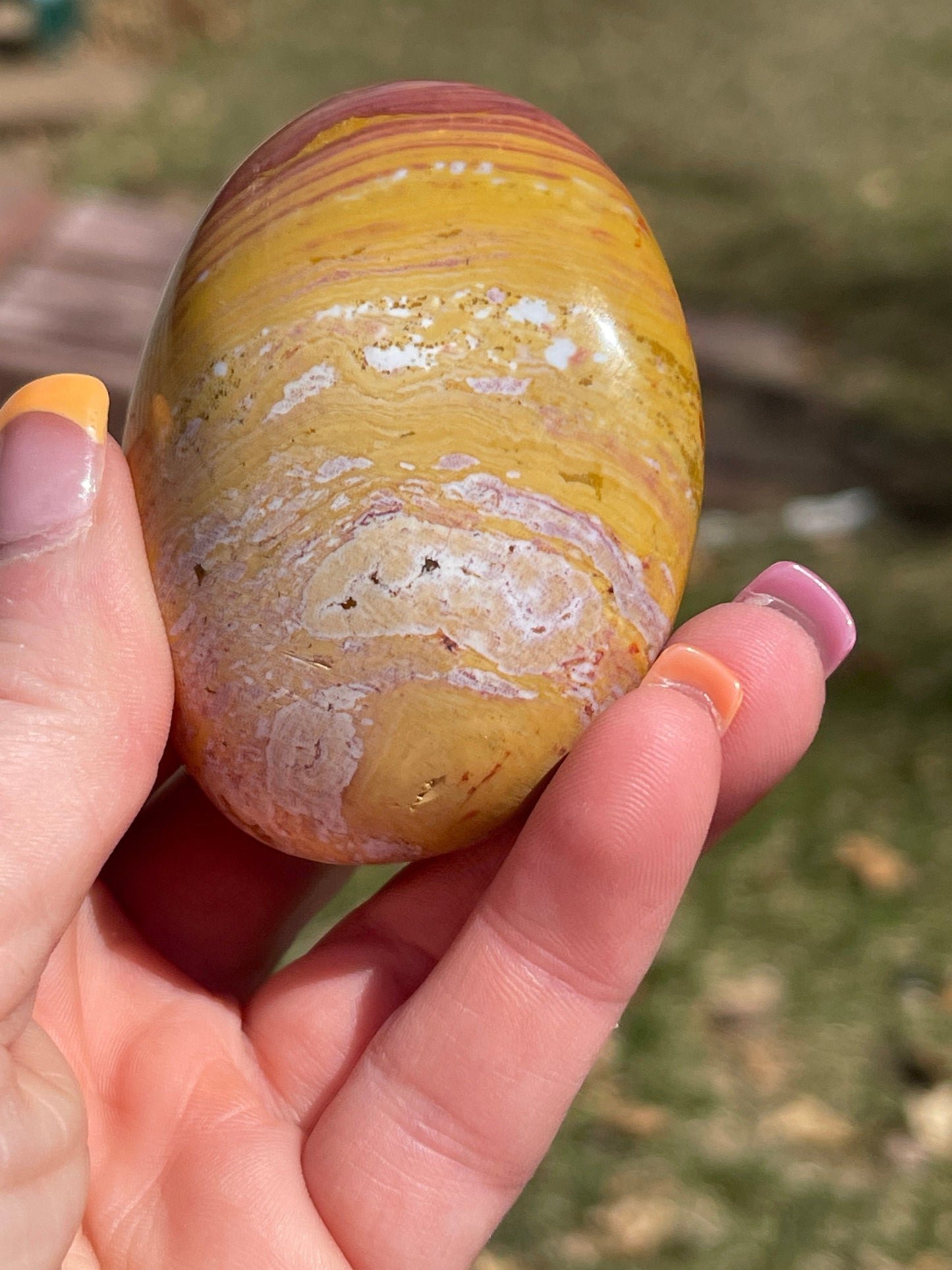 Ocean Jasper Palm Stone