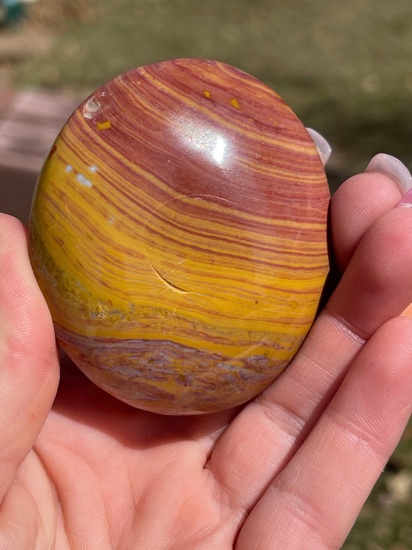 Ocean Jasper Palm Stone