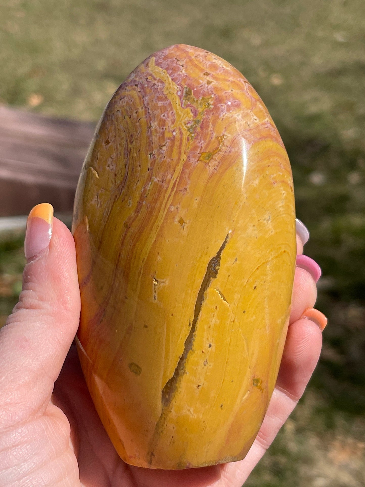 Orbicular Ocean Jasper Freeform