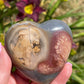 Polychrome Heart Palm Stone