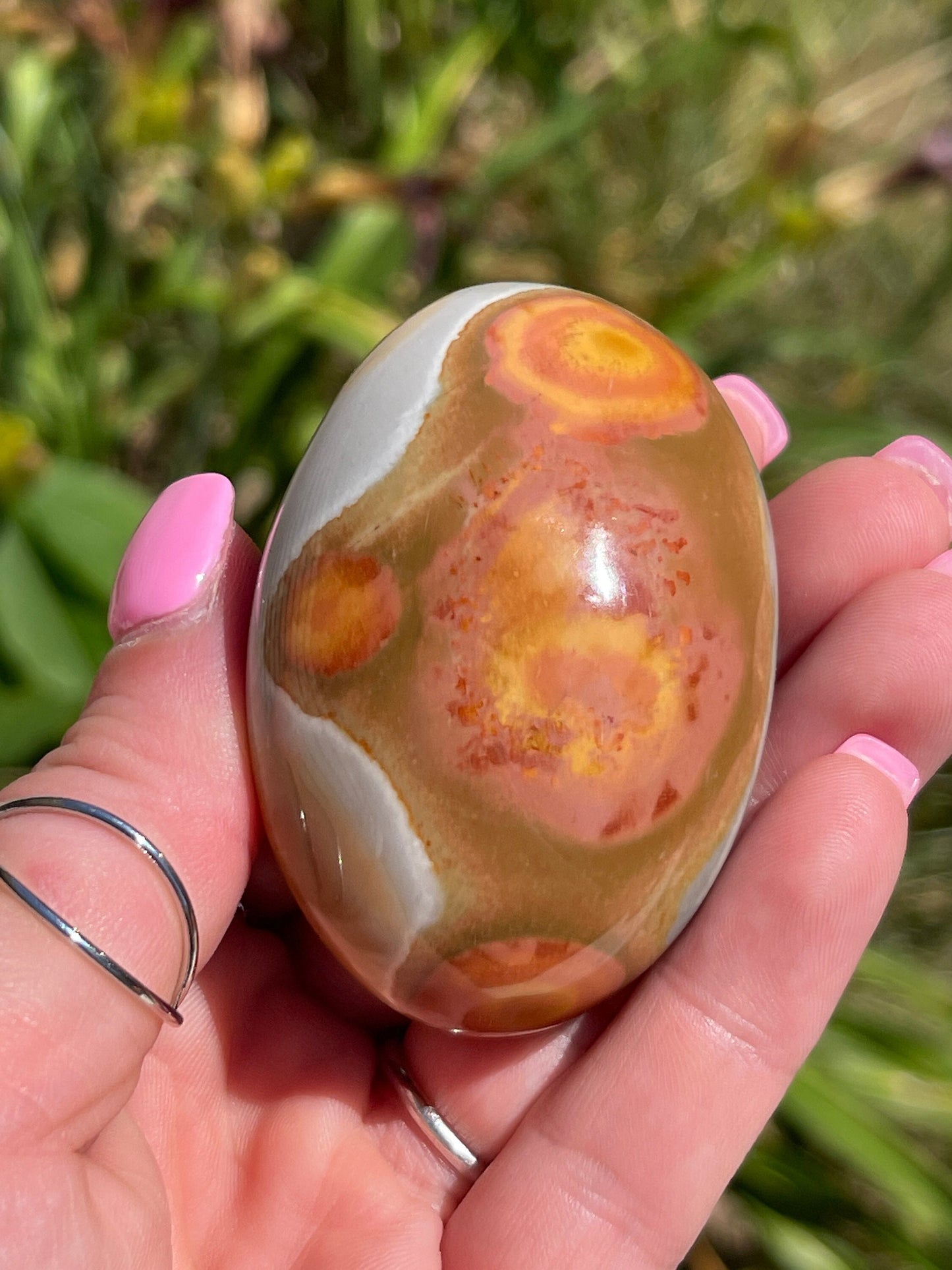 Polychrome Palm Stone