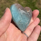 Caribbean Calcite Heart Palm Stone