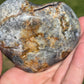Dendritic Agate Heart Palm Stone