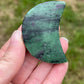 Ruby zoisite moon carving uv reactive