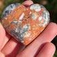1 Maligano Jasper Heart Palm Stone