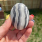 Zebra Calcite Palm Stone