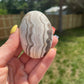 Zebra Calcite Palm Stone