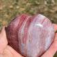 Ocean Jasper Heart Crystal Carving