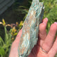 Raw green mica (fuchsite)