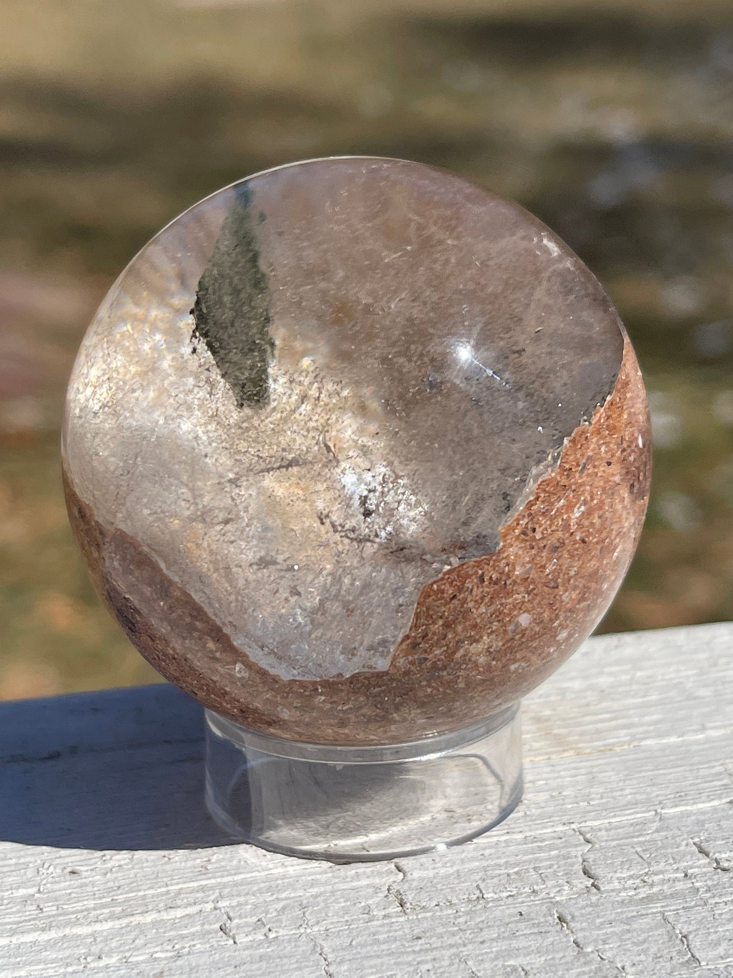 Lodolite Crystal Sphere