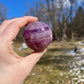 Purple Fluorite Crystal Sphere