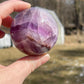 Purple Fluorite Crystal Sphere