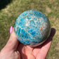 Blue Apatite Sphere