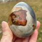 Polychrome Jasper Crystal Egg Carving: Meditation Stone