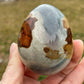 Polychrome Jasper Crystal Egg Carving: Meditation Stone