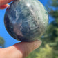 Blue and Green Fluorite Sphere
