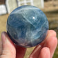 Blue Fluorite Crystal Sphere