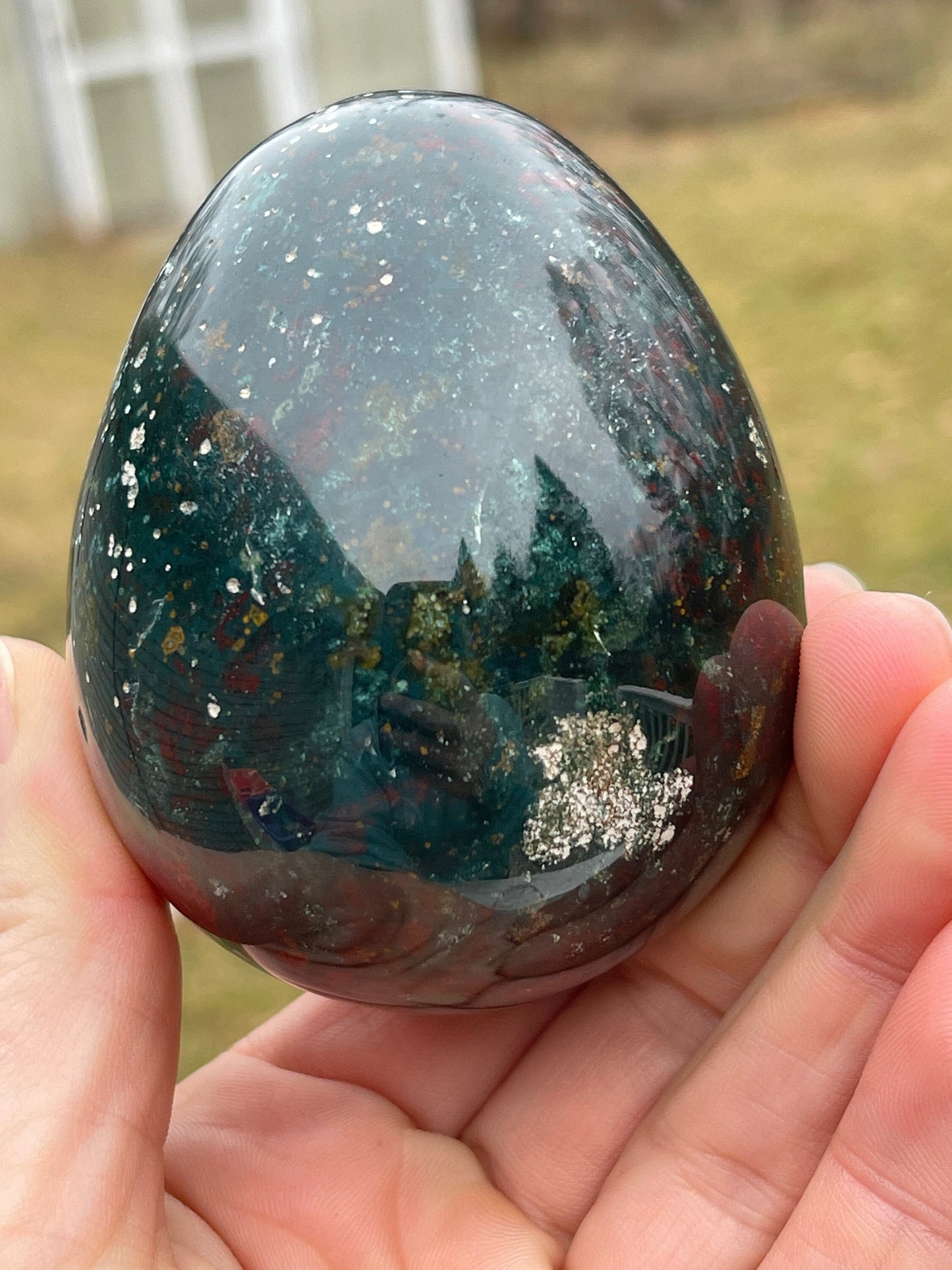 Ocean Jasper Crystal Egg