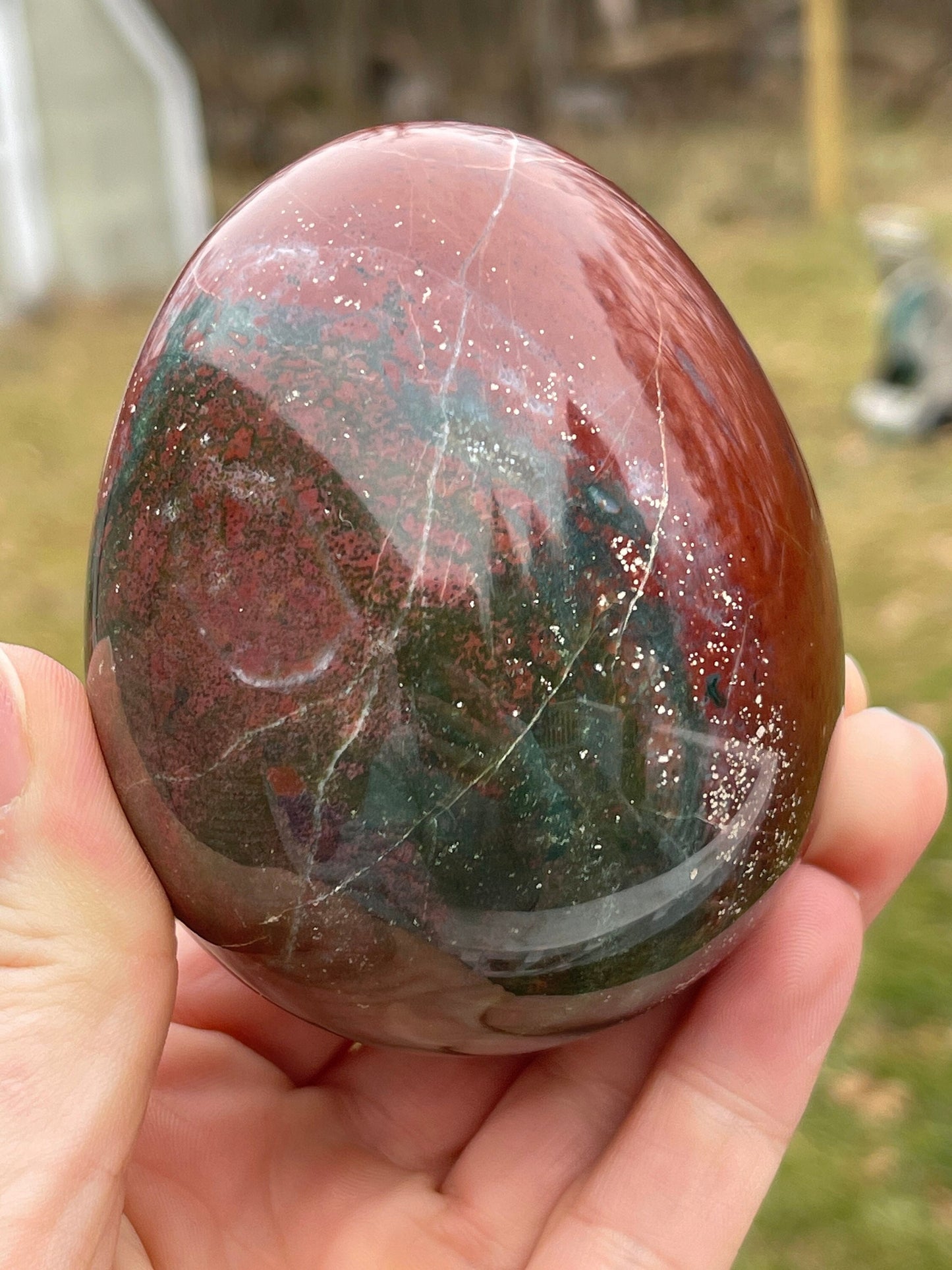 Ocean Jasper Crystal Egg