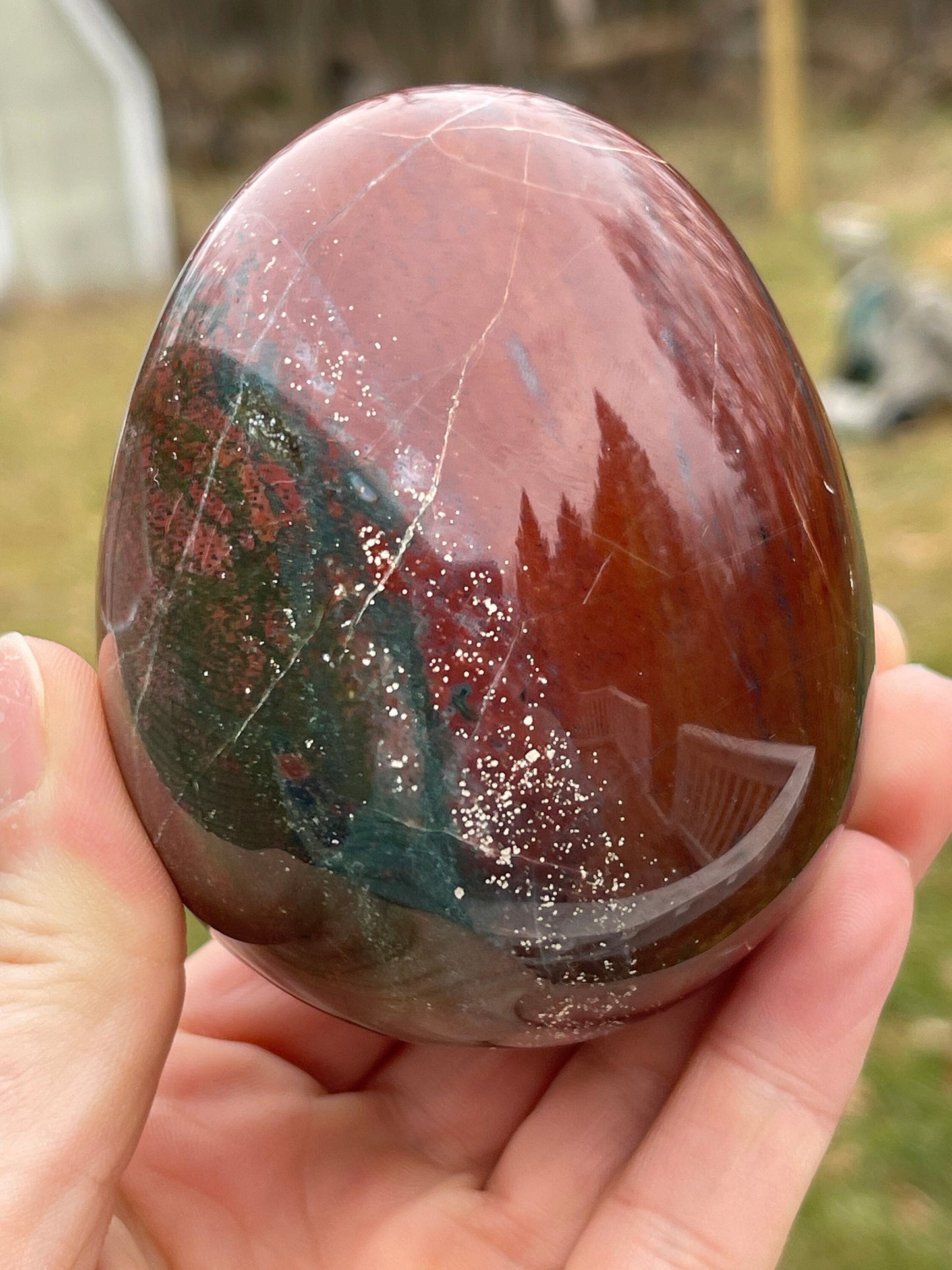 Ocean Jasper Crystal Egg