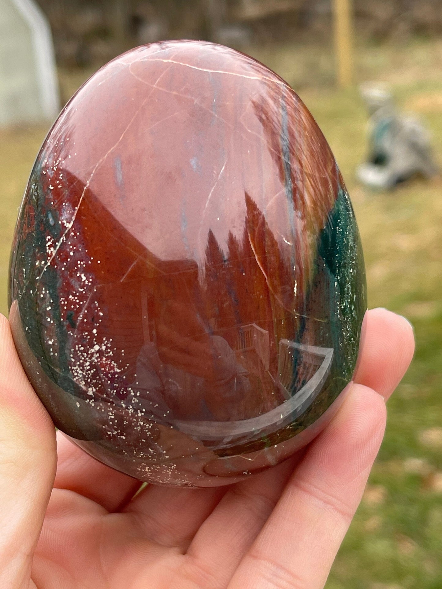 Ocean Jasper Crystal Egg