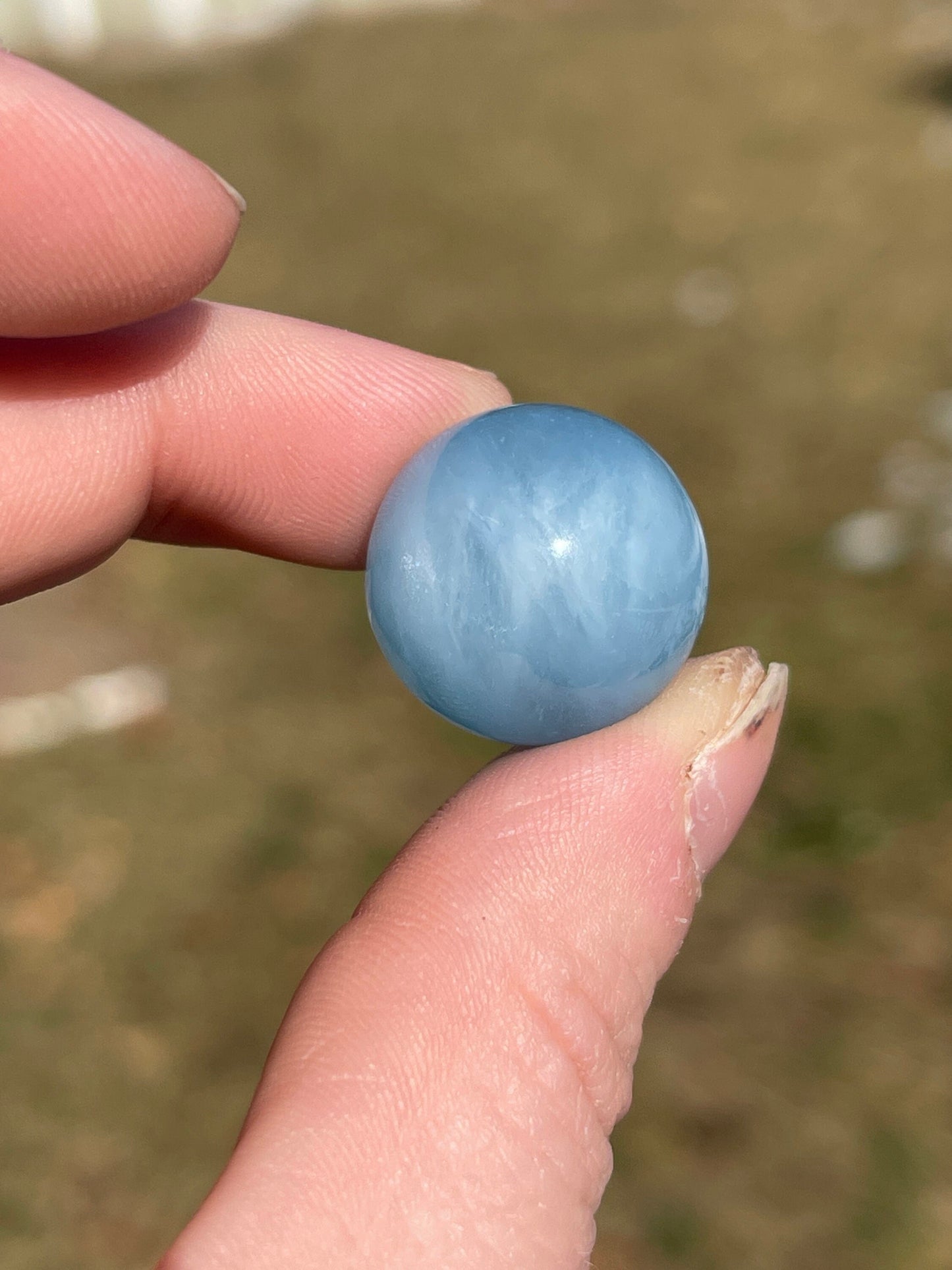 Mini Aquamarine Crystal Sphere