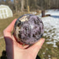 Lepidolite Crystal Sphere