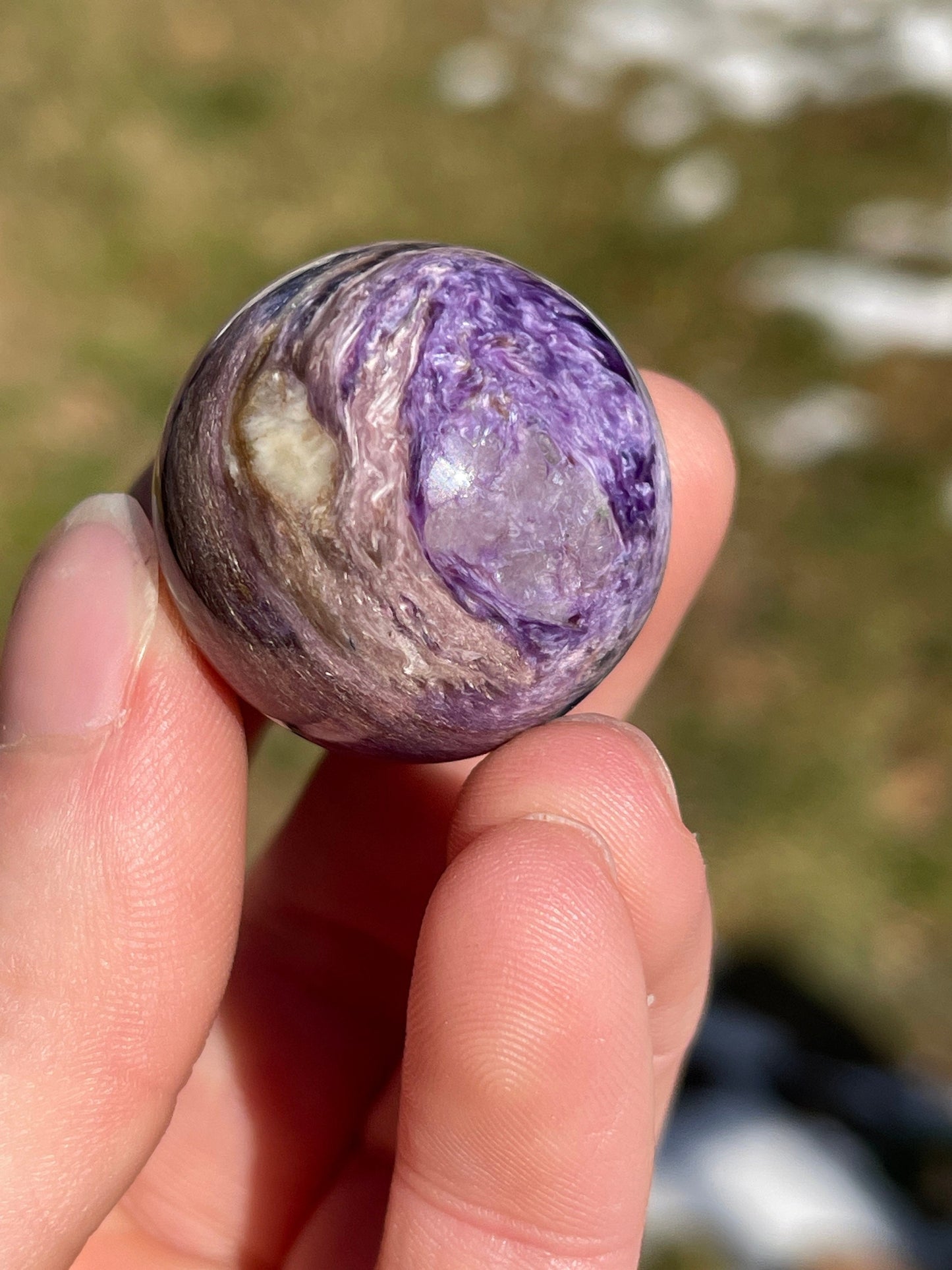 Charoite Mini Crystal Sphere