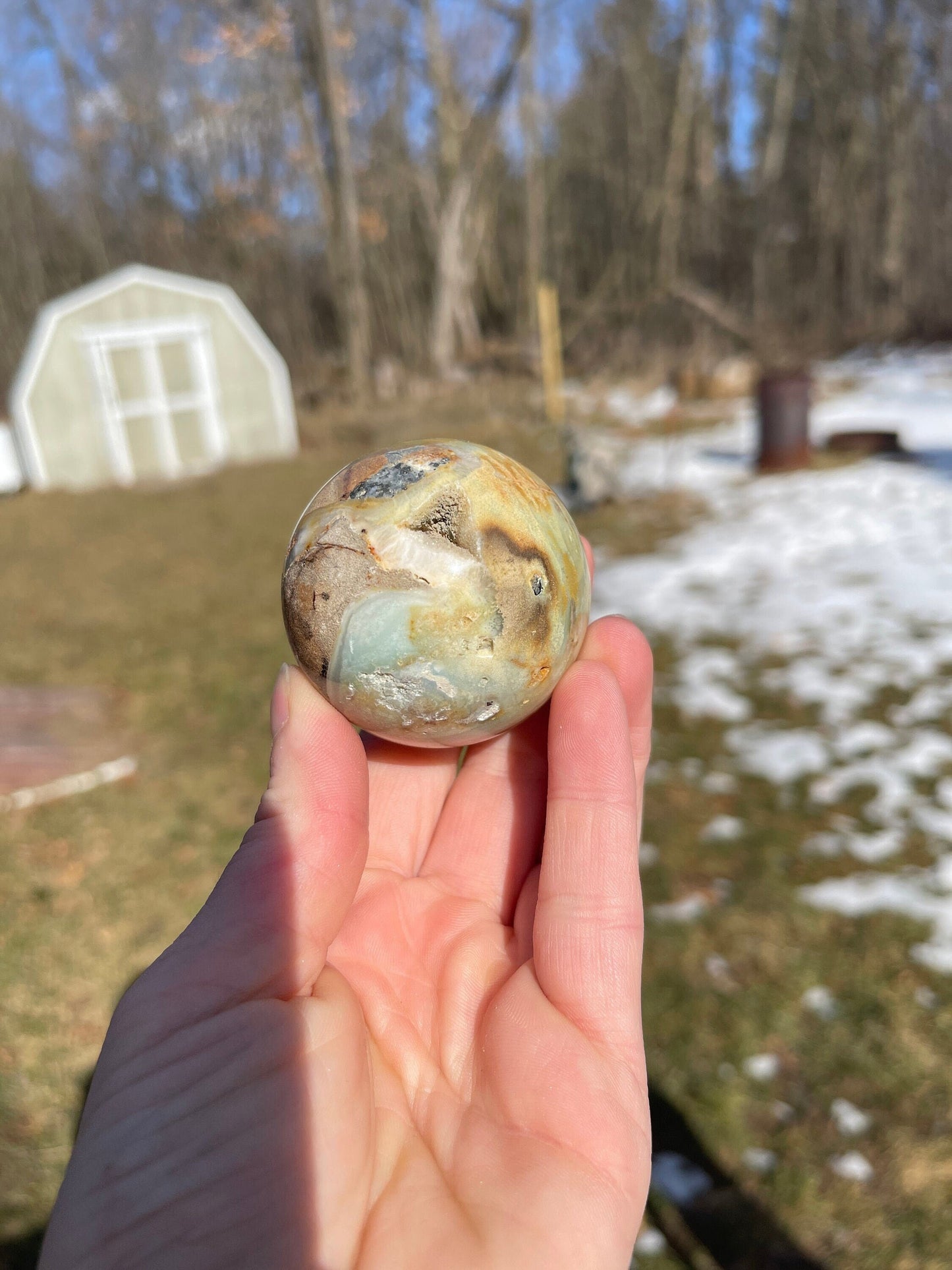 Caribbean Calcite Sphere