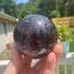 Black Rose Quartz Sphere